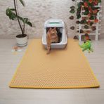 Paspas Car 80X110 cm Kedi Tuvalet Önü Paspası Krem