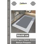 #Paspas Dayanıklı Nappa Deri Yüzey Hızlı Kuruyan Kaymaz Ev Tipi Dikdörtgen Süper Emici Banyo Paspası