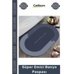 #Paspas Kaydırmaz Tabanlı Hızlı Kuruyan Mikrofiber 38X58 Cm Şık Modern Süper Emici Banyo Paspası