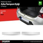 Paspasgaraji Hyundai I20 Krom Arka Tampon Eşiği 2 Prç. 2020 Üzeri