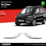 paspasgarajı Paspasgaraji Ford Courier Krom Sis Farı Çerçevesi 2 Prç. 2018-2023