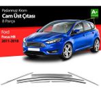 paspasgarajı Paspasgaraji Ford Focus 3 Hb Krom Cam Üst Çıtası 8 Prç 2011-2018