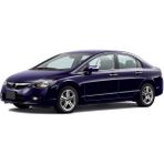 paspasgarajı Paspasgaraji Honda Civic Krom Cam Çıtası 6 Prç 2006-2012