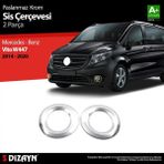 paspasgarajı Paspasgaraji Mercedes Vito W447 Krom Sis Farı Çerçevesi 2 Prç. 2014-2020