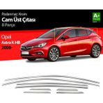 paspasgarajı Paspasgaraji Opel Astra K Hb Krom Cam Üst Çıta 8 Prç. 2015-2022