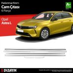 paspasgarajı Paspasgaraji Opel Astra L Krom Cam Çıtası 6 Prç 2022 Üzeri