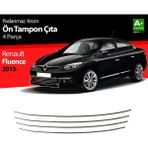 paspasgarajı Paspasgaraji Renault Fluence Krom Ön Tampon Çıtası 4 Prç. 2013-2016 M