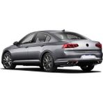 paspasgarajı Paspasgaraji Vw Passat B8.5 Krom Egzoz Görünümü Difüzör 4'lü R Line 3 Parça 2019-2023