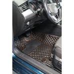 PASPASGRAFT RENAULT RENO DUSTER 4x2 2024-2026 Siyah Üzeri Bakır Dikiş 8D Prestige Tam Kaplama Deri Oto Paspas