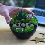 Paspasın Bahçeleri Kişiye Özel Siyah Inci Hobbit Bahçesi - Kedi Severler Için 2