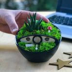 Paspasın Bahçeleri Kişiye Özel Siyah Inci Hobbit Bahçesi - Little Home 3PBHB0353