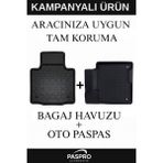 Paspro Otomotiv Bmw 5 (F10) 2010-2016 3D Havuzlu Paspas Siyah + Bmw 5 Serisi (F10) 2010–2016