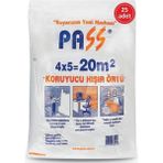 Pass Hışır Koruma Boya ÖRTÜSÜ-20M2 (25 Adet)-Eşyalarınız Temiz Kalır-Sonradan Temizlik Yapmak Gerektirmez
