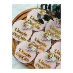 Pass Pano Kız Bebek Diş Buğdayı Magnet 10’lu Set | Pleksi Kişiye Özel İlk Dişim Çıktı Hediyelik | Pembe Bebek Organizasyon Süsü