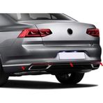 PASSAT B8.5 ARKA TAMPON ÇİTASI 3 PARÇA KROM