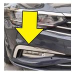 PASSAT B8.5 SİS FARI ÇERÇEVESİ KROM 2019 2020 2021 2022 2023