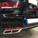 Passat B8,5 Difüzör Set Krom 3 Prç. Çiftli 2019 +
