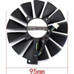 Passing 95MM FDC10M12S9-C Asus Radeon Rx 470 570 4g Rog Strıx Gamıng Oc Gamıng Grafik Kartı Soğutma Fanları (Yurt Dışından)