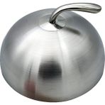 Passing Adet 24CM Paslanmaz Çelik Biftek Kapağı Teppanyaki Kubbe Tabak Kapağı Ev Yuvarlak Yağ Geçirmez Yemek Yemek Örtüsü Mutfak Pişirme (Yurt Dışından)