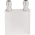 Passing Birincil Alüminyum Alaşımlı Su Soğutma Bloğu 40X40MM Sıvı Su Soğutucu Isı Emici Sistemi Gümüş Pc Laptop Cpu Için Kullanın (Yurt Dışından)