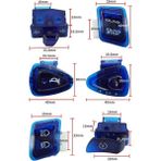 Passing Gy6 50CC 125CC 150CC Atv Moped Scooter Motosiklet Farları Korna Dimmer Dönüş Tek Anahtar Düğmesi Kırmızı Için 6 Adet (Yurt Dışından)
