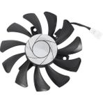 Passing HA8010H12F-Z 75 mm 2pin GTX1050TI Gpu Soğutucu Çıft Fan Msı Geforce Gtx 1050TI GTX-1050-TI-4GT-OC (1 Adet) (Yurt Dışından)