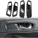 Passing Honda Accord 2023 2024 Için 11TH Araba Iç Yan Kapı Kolu Kase Kapağı Trim Iç Aksesuar (Abs Karbon Fiber) (Yurt Dışından)