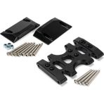 Passing Lcg Metal Kızak Plakası ve Yan Pedal Kaya Kaydırıcısı 1/10 Rc Paletli Araba Eksenel SCX10 Alt Ağırlık Merkezi Şasi (Yurt Dışından)