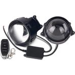Passing LED Eyes Araba Aksesuarları Havalı Dekorasyon Dinamik Farlar Uzaktan Kumandalı LED Lensler Angel Eyes Modifiye Göz Işığı, B (Yurt Dışından)