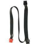 Passing Pcıe 8pin - Çift 8pin Güç Kablosu Pcı Express Gpu 8pin - 2 Bağlantı Noktası 6 + 2pin Tt Thermaltake Toughpower 1000W 1200W 1500W (Yurt Dışından) - Kırmızı - 1 m