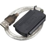 Passing USB 2.0 Erkek Ide Sata Adaptörü Dönüştürücü Kablosu Sabit Disk Adaptör Kablosu Pc Için 2.5 "3.5" HDD Sabit Disk (Yurt Dışından) - Siyah - 1 m