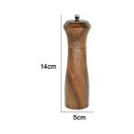 Passion11 Baharat Şişesi Karabiber Değirmeni Baharat Öğütücü Ahşap - 6 Inç (Yurt Dışından) - Kahverengi