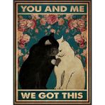 Passpano Ahşap Vintage Tablo " You And Me We Got This " Ahşap Mdf 25X35 cm