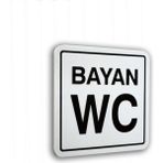 Passpano Pano Pvc Sembol Bayan Wc 12X12 Cm.