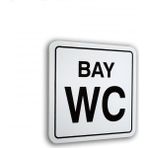 PassPano Pvc Foam Levha BAY WC Yazı 12 x 12 cm