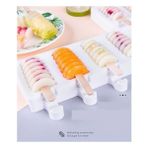 Pasta Market Twister Modeli Silikon Dondurma Kalıbı 8'li - 1 Adet