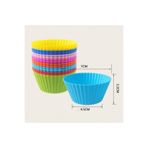 Pasta Silikon Cupcake Mini Kek Kalıbı 12 Adet