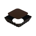 Pasta Tart Kalıbı Mini Kare Çıkma Tabanlı 10 cm
