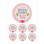 Pasta9 Yenilebilir Pasta Resmi Anne Doğum Günü Pirinç Kağıdından 6-8-10 Kişilik Pastaya Uygun 16 Cm