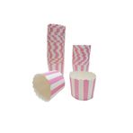Pastaland Cupcake/Muffin /Suffle Kek Kapsülü Pembe Beyaz 25 li