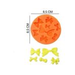 Pastaland Şeker Hamur Kalıbı Silikon Fiyonglar 8,5 x 8,5 cm - 1 Adet