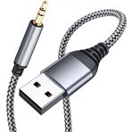 Pastall Aux USB Adaptörü, 39 inç USB - 3.5mm TRS Kablo iPod Shuffle MP3 Çalar Kulaklıklar ve Diğer Cihazlar için. PS3/TV/araba/xbox ile Uyumlu Değil ve Mikrofon/Şarj Fonksiyonu Desteklemiyor