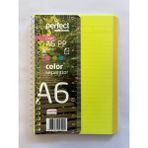 Pastel A6 Çizgili Not Defteri - Sarı