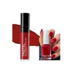 Pastel Daylong Lipcolor Kissproof - Likit Mat Ruj 09 + Oje No 10