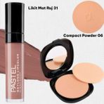 Pastel Daylong Lipcolor Kissproof - Likit Mat Ruj 31 + Catherine Arley Pudra - Compact Powder 6 Pudra
