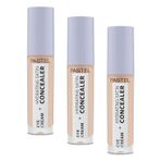 Pastel Eye Cream + Hydrating Satin Concealer - Göz Kremi + Göz Altı Kapatıcısı, 61 Vanilla, 4,3 ml (3 paketi)