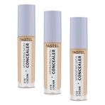 Pastel Eye Cream + Hydrating Satin Concealer - Göz Kremi + Göz Altı Kapatıcısı, 64 Medium Light, 4,3 ml (3 paketi)