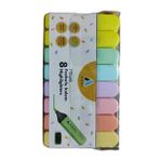 Pastel Fosforlu Kalem 8 Li 1 Paket Isaretleme Kalemi 8 Renk Pastel Fosforlu Renkler Turkuaz Turuncu Sari Lila Pembe Yesil
