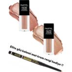Pastel Glow Liquid Eyeshadow - Likit Far 222 Golden Cage + 221 Dreamland + Hediye Kalem!!!