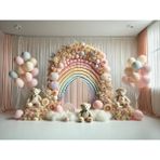 Pastel Hayallerin Büyüsü: Arka Plan 200X150CM, Stüdyo Fonu - -